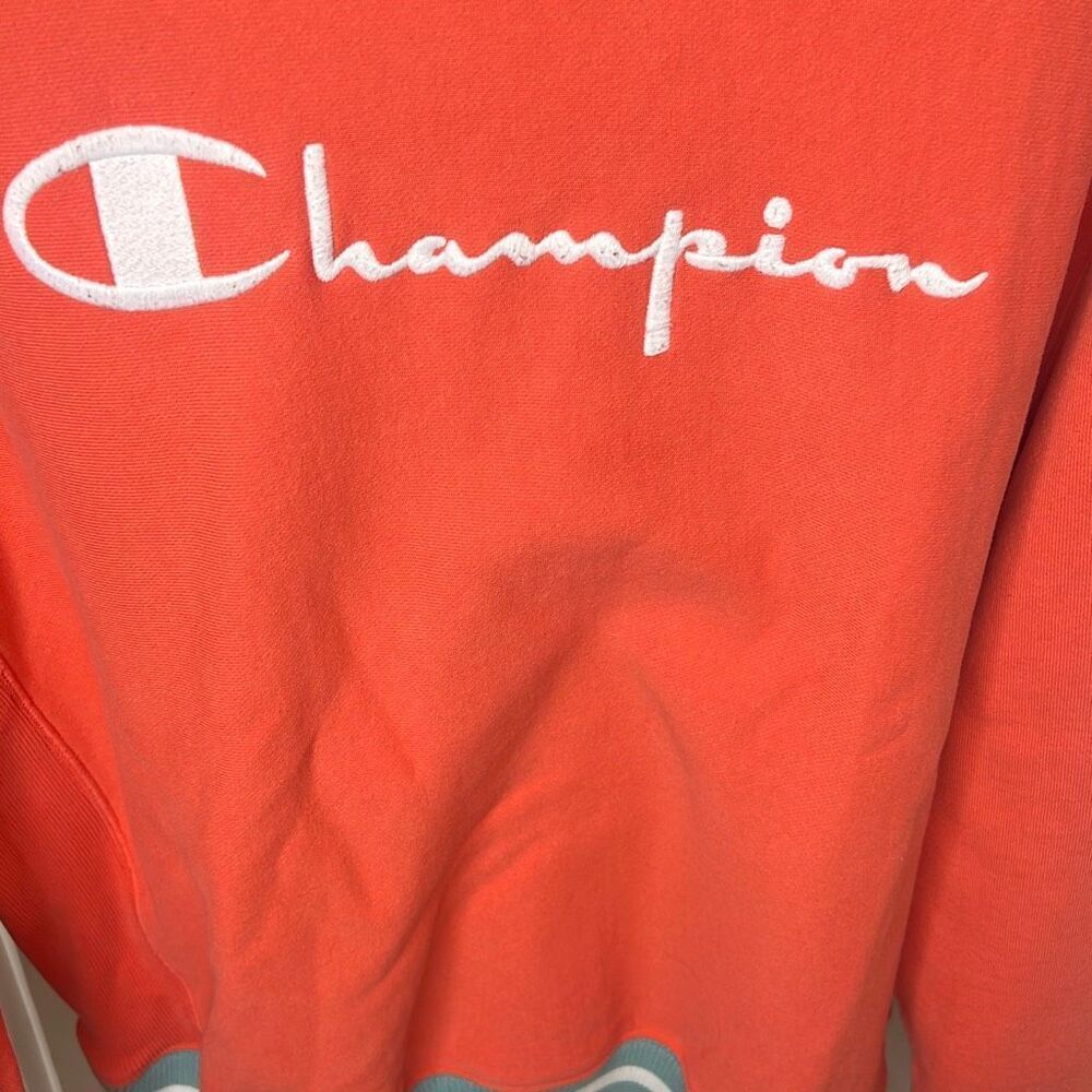 Champion Reverse Weave Crew Stitched Script Groov… - image 3